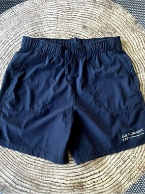 Abercrombie & Fitch Boys Black Athletic Shorts